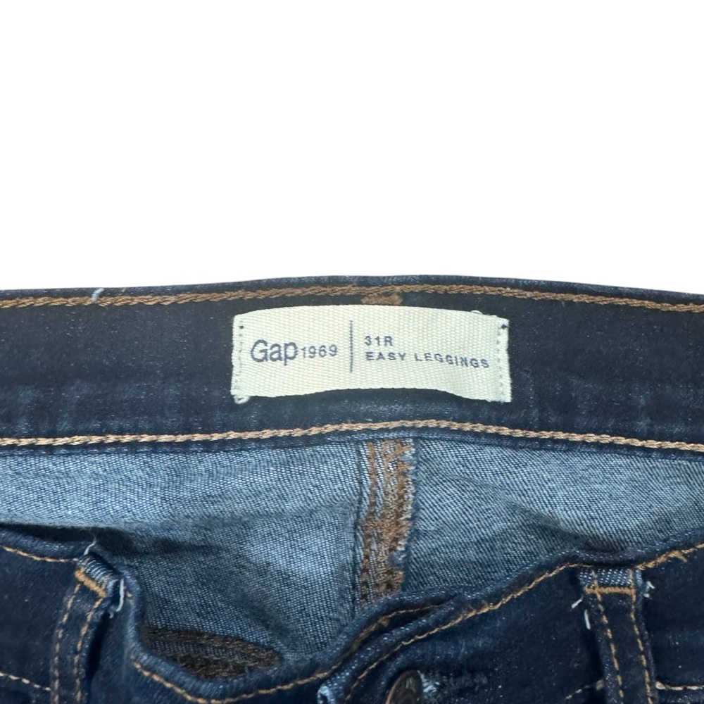 Women’s Dark Blue Gap Easy Legging Jeans Size 31 - Picture 3 of 6